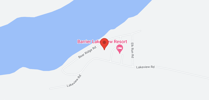 map of 3 Black Bay Barrier Lakeview Resort